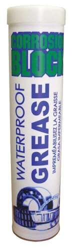 Corrosion Block High Performance Waterproof Grease - 14oz Cartridge - Non-Hazmat, Non-Flammable & Non-Toxic