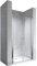 i-flair 125cm - Verstellbereich von 124-128cm, Höhe: 195 cm, Duschabtrennung, Duschtür aus 6mm Sicherheitsglas mit Nanobeschichtung