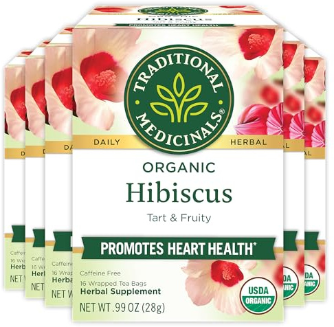 Traditional Medicinals Organic Hibiscus, 96 Tea Bags