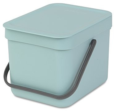 Brabantia 109645 Sort & Go Einbaubehälter, Plastik,Minzgrün,6L