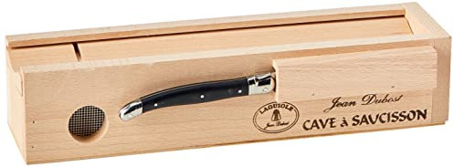 Laguiole Jean Dubost 61311 Cave à Saucisson / Couteau Noir, Language_tag:fr_fr