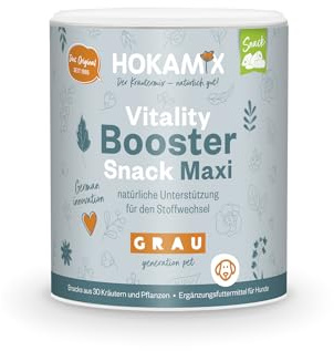 GRAU - das Original - Hokamix Vitality Booster Snack Maxi, 1er Pack (1 x 400 g), Ergänzungsfuttermittel für Hunde