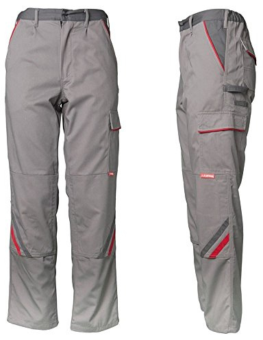 Planam 2320102 Highline Bundhose, Kornblau/Marine/Zink, Größe 102