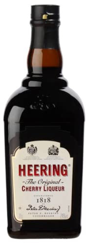 Cherry Heering Liqueur 70cl, 24% ABV | Celebrating a Time-Honored Scandinavian Recipe from 1818 | Perfect for Iconic Cocktails and Sipping