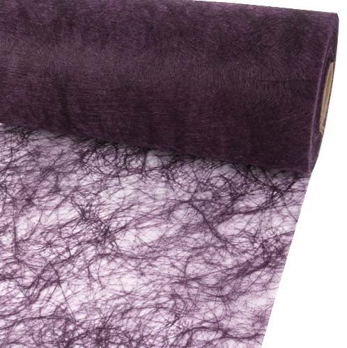 25m Sizoflor ® Original Tischband Tischläufer 20cm, Farbe:aubergine