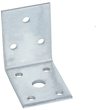 Connex HVG2600 - Raccordo ad angolo in confezione risparmio da 25 pezzi, 50 x 50 x 35 x 3 mm, zincato