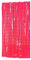 MSV Anti-Schimmel Duschvorhang - Anti-Bakteriell, waschbar, wasserdicht, PVC mit 12 Duschvorhangringen 180x200cm Rot