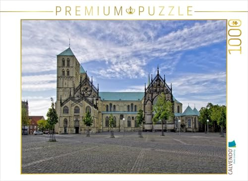 CALVENDO - Puzzle Münster - Der St. Paulus-Dom ist in Seiner heutigen Gestalt EIN Werk des 13. Jahrhunderts | 1000 Teile Lege-Größe 64x48cm Foto-Puzzle für glückliche Stunden