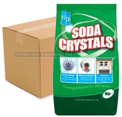 Case of 6 x Dri-Pak Soda Crystals 1 kg by Dri Pak