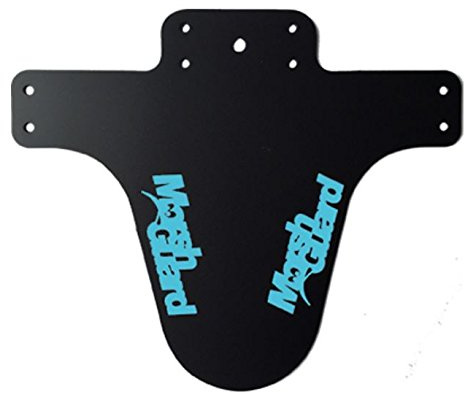 MARSH GUARD Mud MTB Face Fender Fahrrad Spritzschutz Schutzblech + F26 Sticker (Plus Logo Tyrkis)