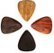 Timber Tones TTEG4 Plektrum für E-Gitarren (4-er Stück)