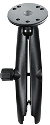 RAM MOUNT DOUBLE SOCKET ARM LONG W/ 2.5 ROUND BASE