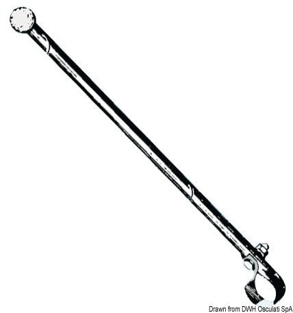 OSCULATI Mât de pavillon INOX 400 mm