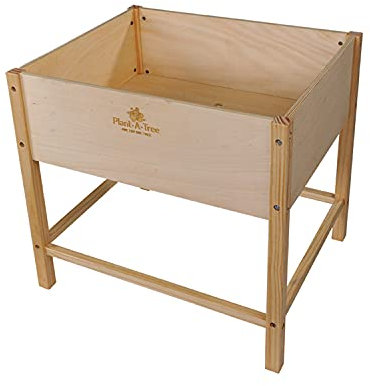 EverEarth Gartentisch für Kinder aus nachhaltigem Holz – Kindgerechter Pflanztisch für kreative Aktivitäten und Rollenspiele – Robustes Outdoor Spielzeug – Gartenspielzeug EE33720