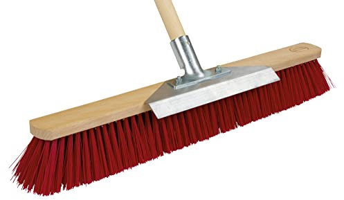 Kerbl Großraumbesen 60cm mit Schabekante,Ø 28mm Stielhalter