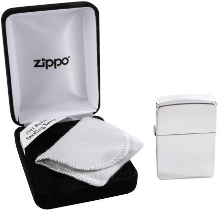 Zippo 1941 Replica High Polish Sterling Silver