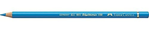 Faber-Castell Art & Graphic Polychromos Colour Pencil, (152), Middle Phtalo Blue, for Art, Craft, Drawing, Sketching, Home, School, University, Colouring