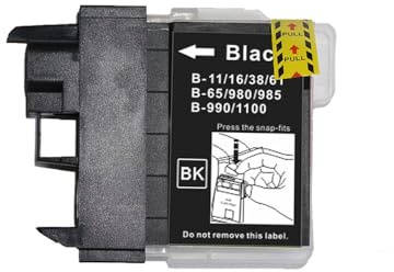 1 GB Inks Black Ink Cartridge to Replace Brother LC980BK & LC1100BK Compatible/Non-OEM for Brother DCP and MFC Printers