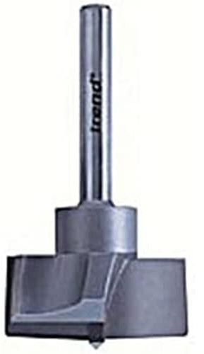 Trend 35mm Circular Hinge Sinking Bit, 1/4 Inch Shank For Laminate Boards | Ideal For Kitchen Furniture Manufacturers And Laminate Covered Boards For Clean, Accurate Hinge Recesses, 421/35X1/4TC