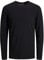 JACK & JONES Men's Basic O-Neck Tee T-Shirt, Black, M