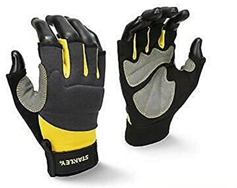 Stanley SY640L Guantes de protección laboral, Talla L (Paquete de 2)