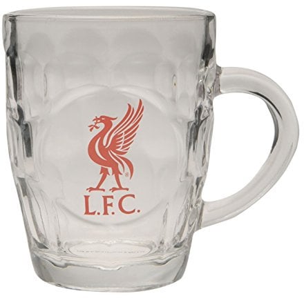 Team Pint Glass Football Fan Club Crest Memorabilia Accessory New Liverpool One Size