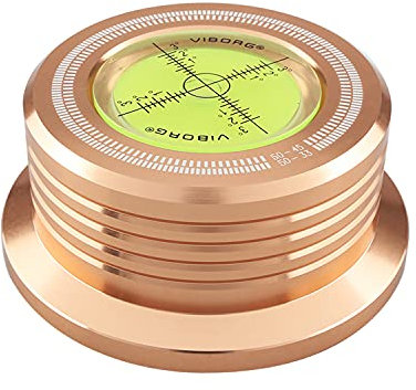 Viborg 50Hz Record Stabilizer Weight Clamp Player Turntable Disc Stabilizer For Vinyl Records (Black)