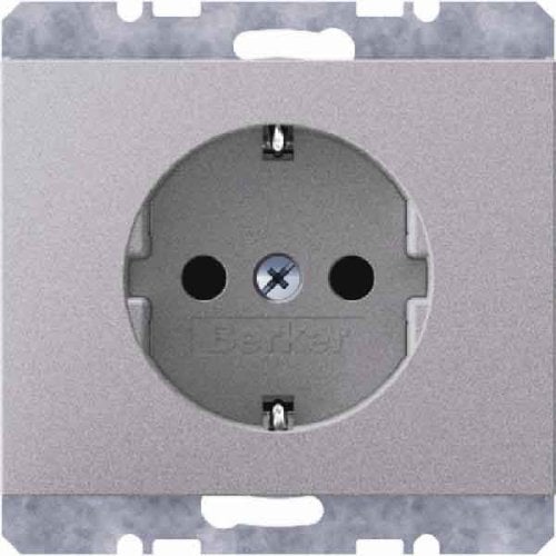 Berker SCHUKO-Steckdose K.1 alu m 41357024 att, lackiert K.1;K.5 Steckdose 4011334296737