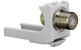Busch-Jaeger Hage KOAX-Modul VZ315FF F/F-Buchse Volta, Weiß