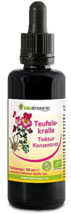 Biotraxx Teufelskralle Tinktur 3-fach konzentriert - Konzentrat 50 ml