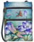 Anuschka Damen Women's Leather Hand Painted Double Zip Travel Crossbody Bag Umhängetasche, Handtasche, Ruhiger Teich