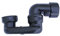 Dianhydro 382-753 Sifone in PP ribassato orientabile per Vasca 1 1/2, Multicolore