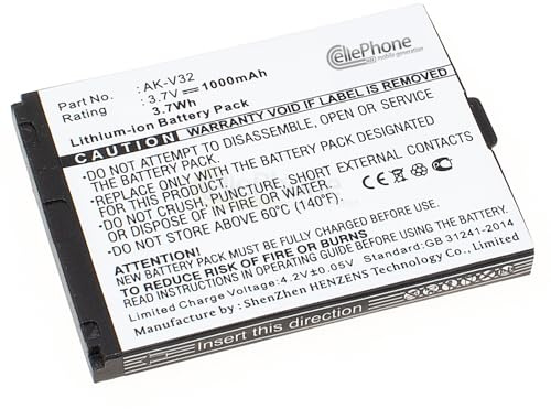 Akku Li-Ion kompatibel mit Emporia Click V32 / V32C (Ersatz für AK-V32)
