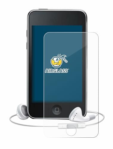 BROTECT Schutzglas für Apple iPod Touch (3. Gen.) Schutzfolie Made in Germany Panzer Folie Glas Displayschutz [Kratzfest 9H, Anti-Fingerprint]