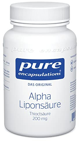 Pure Encapsulations - Alpha Liponsäure - 200mg Thioctsäure - Nahrungsergänzungsmittel - 120 Kapseln