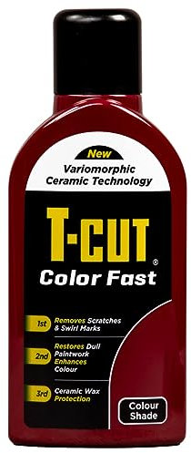 T-Cut Pintura 3 en 1 para una preparación rápida de la Pintura del Coche, Rojo Oscuro, 500 ml