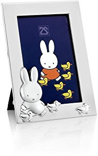 Fotorahmen 6910261 Miffy mit Enten glänzend 6x9cm versilbert anlaufgeschützt