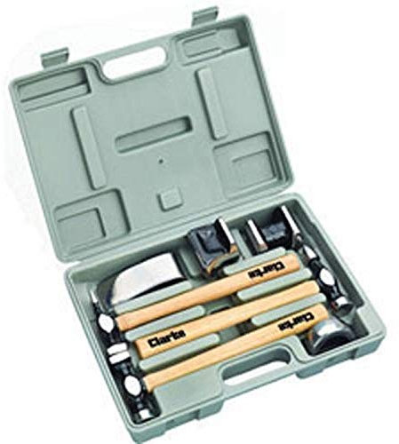 Clarke CPB7CH 7pc Panel Beating Set With Hickory Shafts