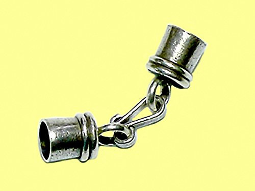 Magic and Arts S-Haken Verschluss Kupfer versilbert 7mm