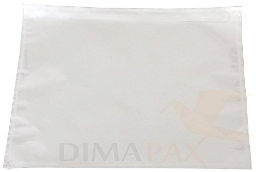 1000 selbstklebende Dokumententaschen Lieferscheintaschen C5 transparent dimapax