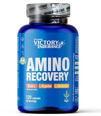 Victory Endurance Amino Recovery (120 Gélules) Avec BCAA, L-Arginine et L-Glutamine, Idéal pour la Récupération Musculaire après l'exercice physique intense