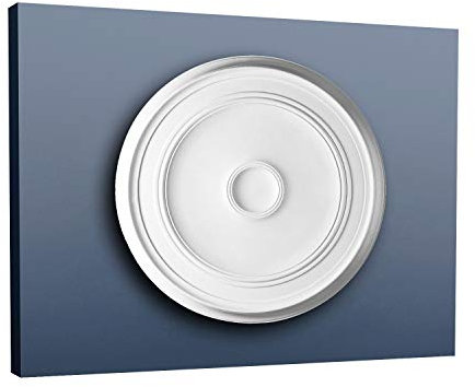 Orac Rosette R76 Ø 62 cm x 4,1 cm aus Polyurethan Hartschaum vorgrundiert