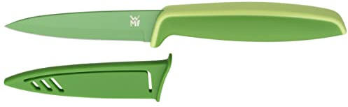 WMF Touch Allzweckmesser 20 cm, Messer mit Schutzhülle, Spezialklingenstahl antihaftbeschichtet, scharf, Klinge 9 cm, grün