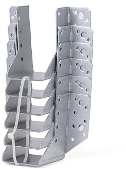 GAH-Alberts 331375 Zapata de viga tipo A - sendzimir galvanizado, 60 x 100 mm / 6 piezas