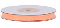 Organzaband 6mm x 25m Apricot