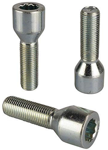 20 Sternschrauben Zink M12x1.25x50 Kegel Kegelbund Stilauto Barracuda Radschrauben Radbolzen D20