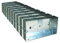 10 x Double Metal Back Box 25mm Flush Wall Pattress / 2 Gang Electrical Sockets