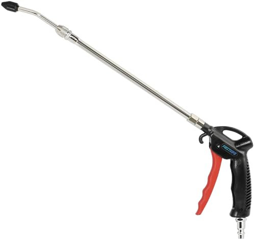 FIRSTINFO Air Duster Blow Gun with Adjustable/Extendable Air Flow Nozzle Dust Blower Cleaner (Extendable) (11.6~19.6 Inch (295~500mm) Adjustable Nozzle)