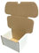 W.E. Roberts Postal Boxes White Cardboard boxes for posting small business packaging 12x10x8cm (5x4x3) Shipping box, Small parcel boxes, Box mailers Pack of 50
