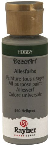 Rayher Pintura acrílica Multiusos Mate 59 ml - Gris Claro